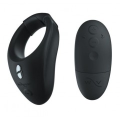 Черное эрекционное кольцо для ношения We-Vibe Bond
