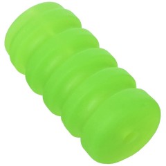 Зеленый мастурбатор с вибрацией Zolo Original Squeezable Vibrating Stroker